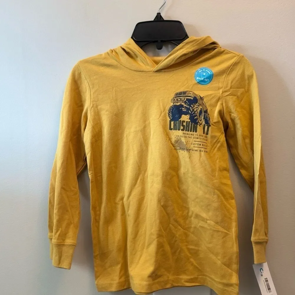 Carter’s Boys  7/7AHooded Graphic Tee  Hooded Tee Shirt T-shirt
